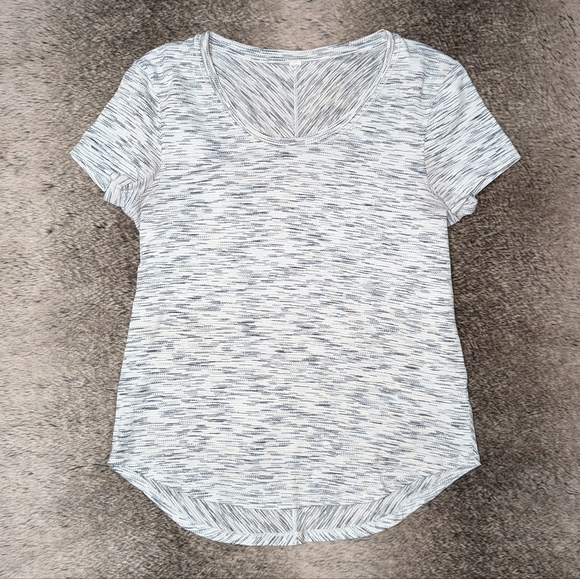 Lululemon Meant To Move Tee Space Dye Grey 4 - Picture 4 of 8